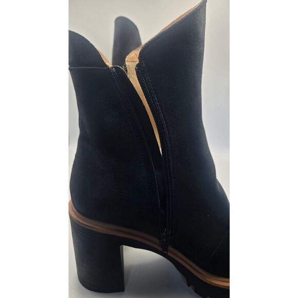 Oasis Society Lug Heeled Ankle Boot Ladies US Size 9 Medium - Picture 5 of 12